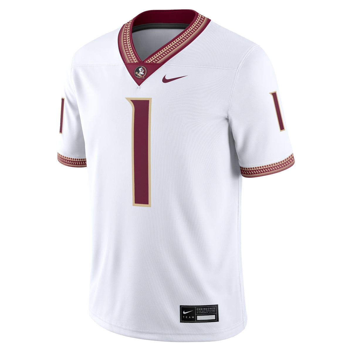 #1 Florida State Seminoles Game Jersey - White