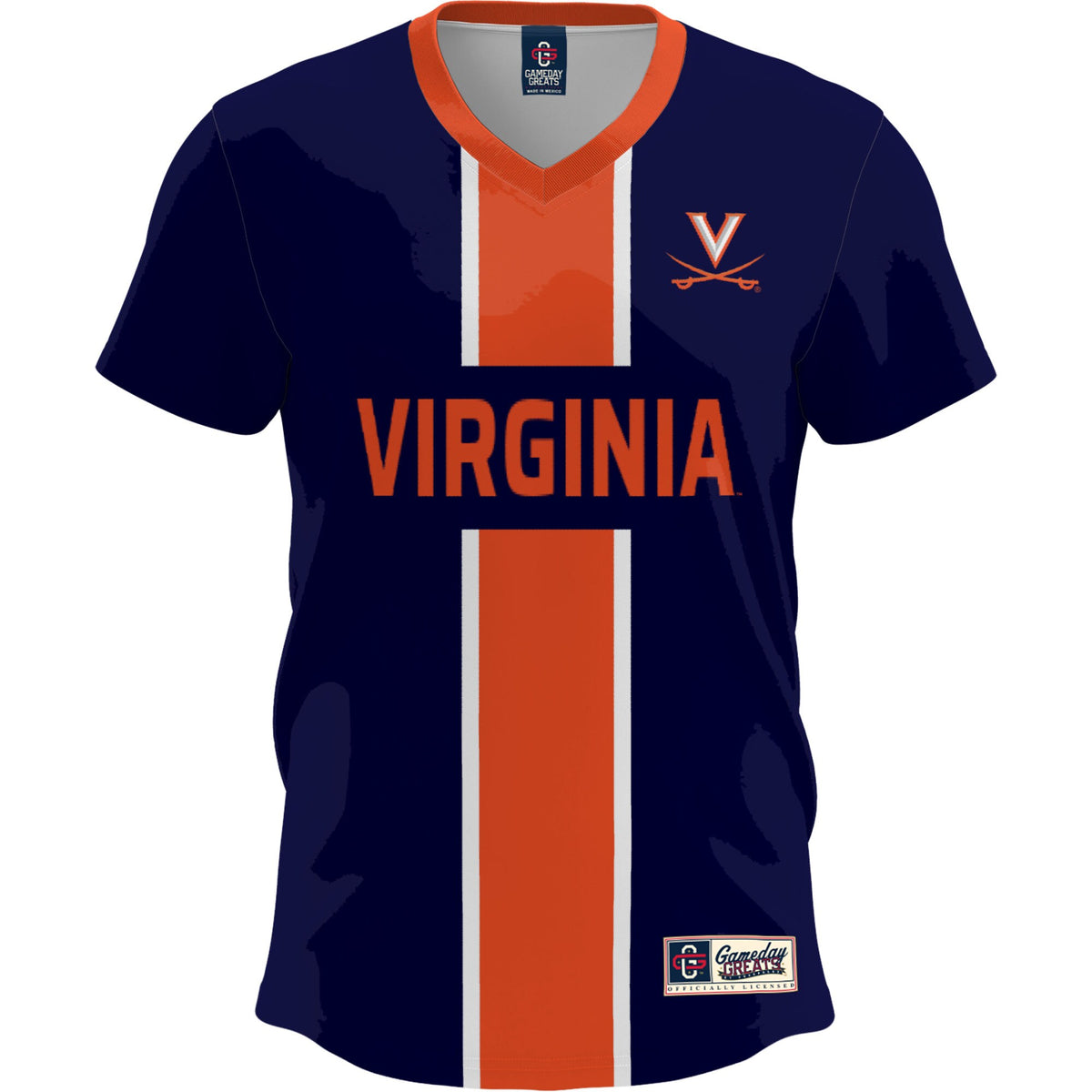 Virginia Cavaliers GameDay Greats Lightweight Soccer Fashion Jersey - Navy