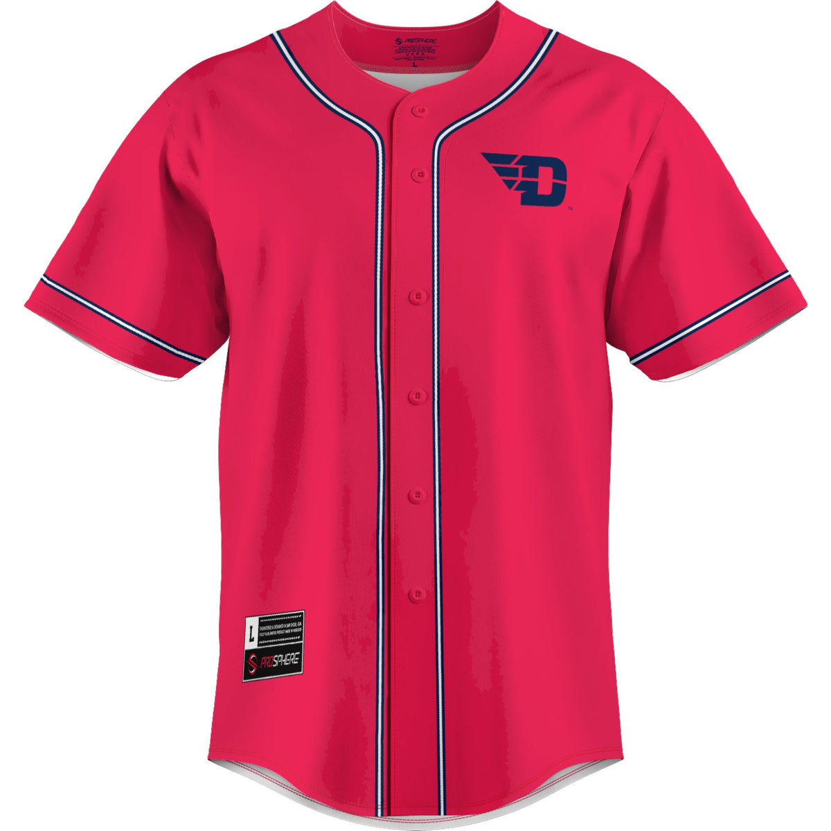 Dayton Flyers GameDay Greats Lightweight Baseball Jersey - Red