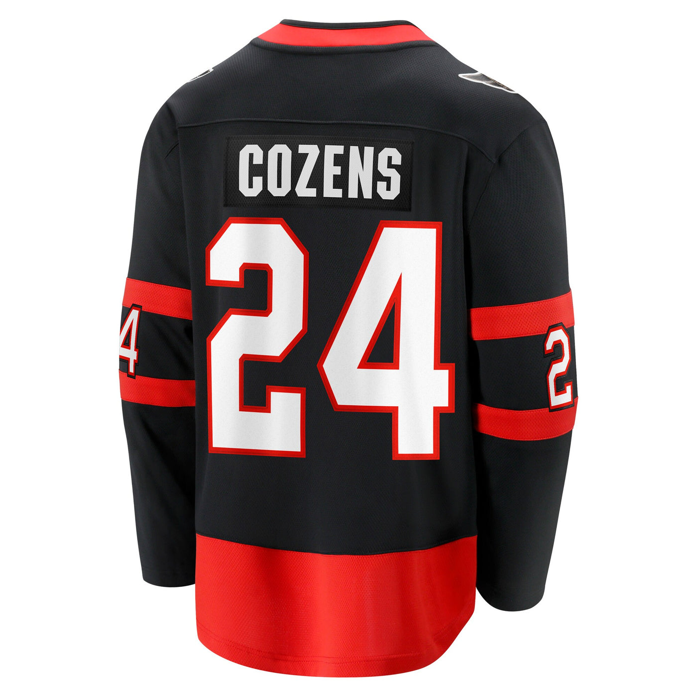 Ottawa Senators Dylan Cozens Fanatics Black Home Breakaway Jersey