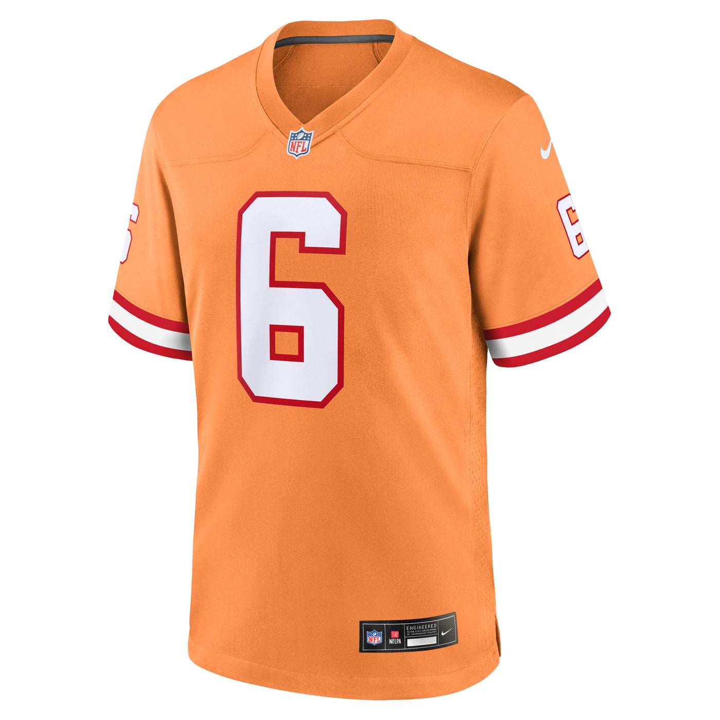 Tampa Bay Buccaneers Baker Mayfield Nike Orange Throwback Game Jersey