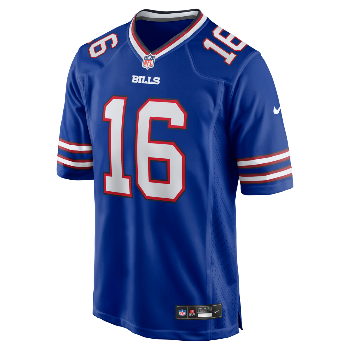 Buffalo Bills Tyler Bass Royal Team Game Jersey