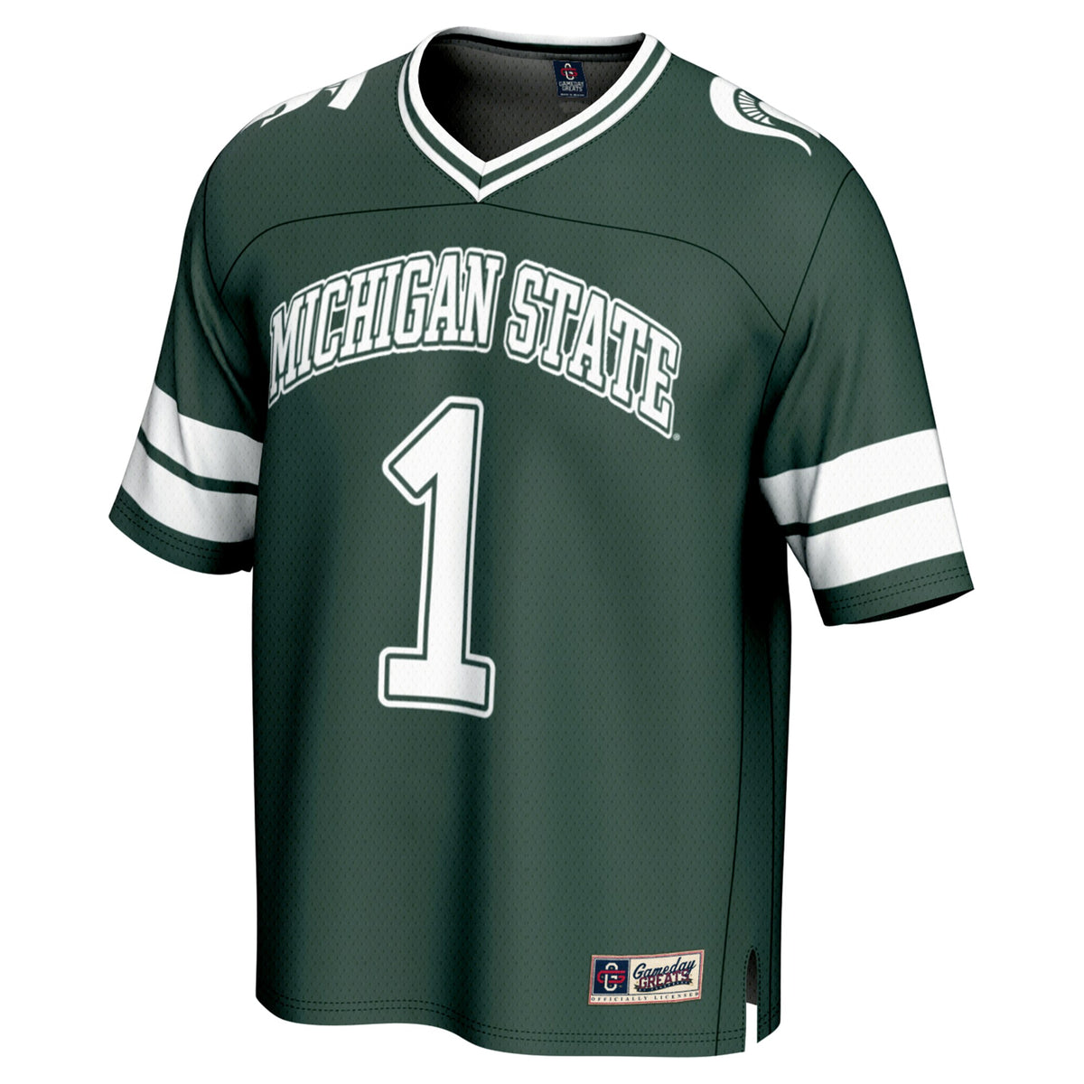 #1 Michigan State Spartans GameDay Greats Lightweight Collegiate Football Fashion Jersey - Green
