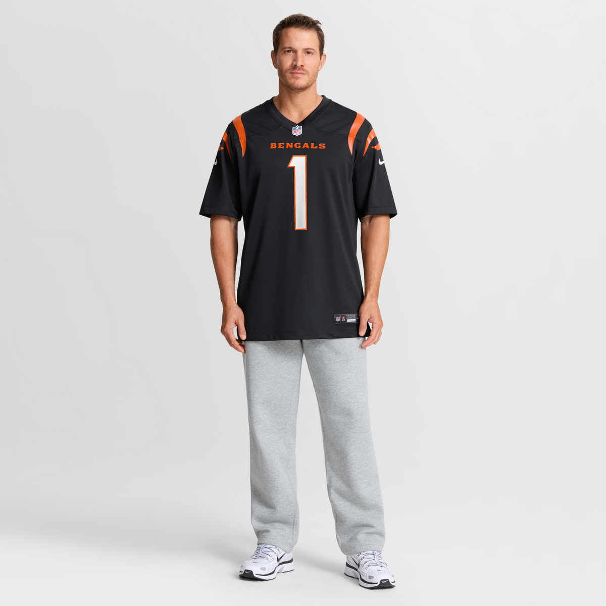 Cincinnati Bengals Ja'Marr Chase Black Game Jersey