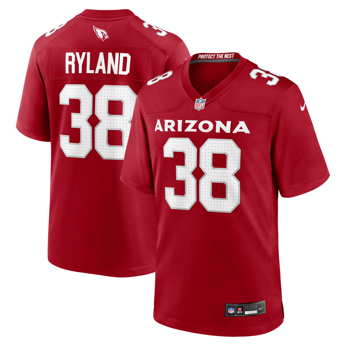 Arizona Cardinals Chad Ryland Cardinal Team Game Jersey