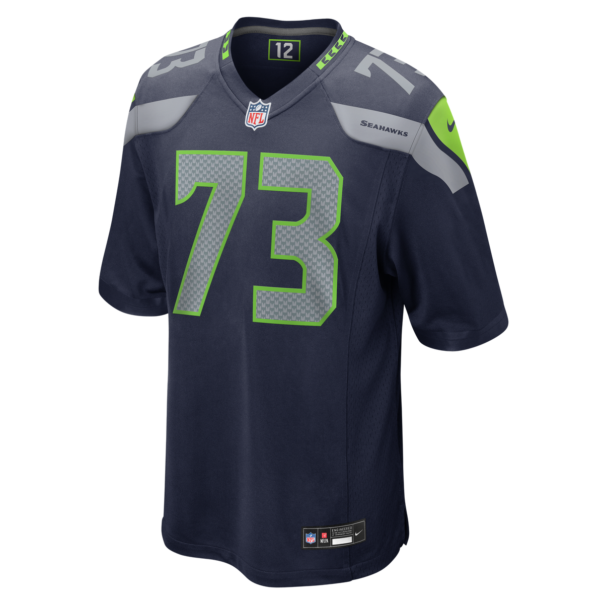 Seattle Seahawks Logan Brown Nike College Navy Team Game Jersey