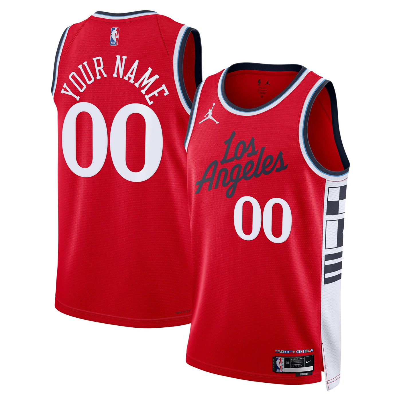 LA Clippers Jordan NBA Statement Edition Swingman Jersey - Custom -