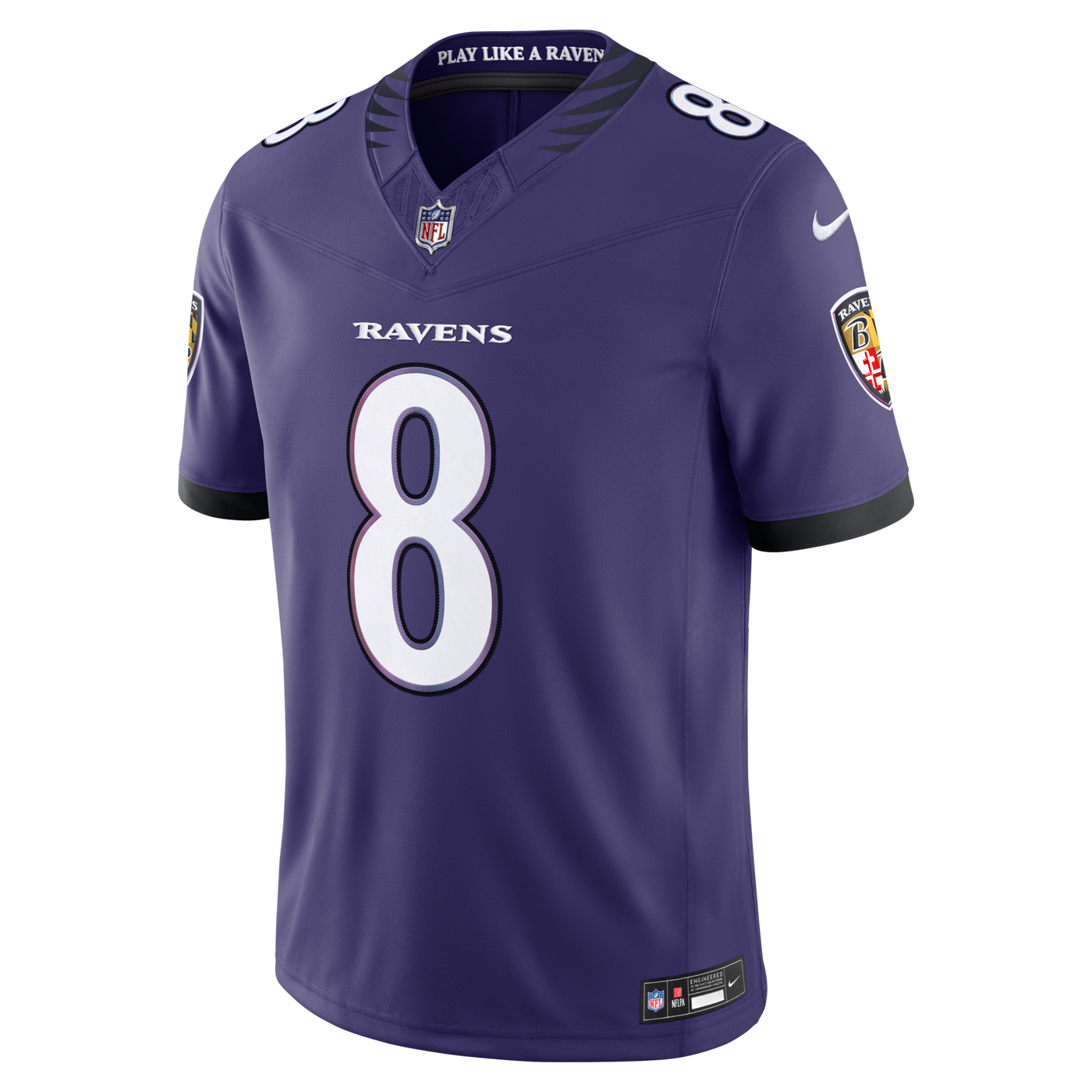 Baltimore Ravens Lamar Jackson Nike Purple Team Vapor F.U.S.E. Stitched Limited Jersey