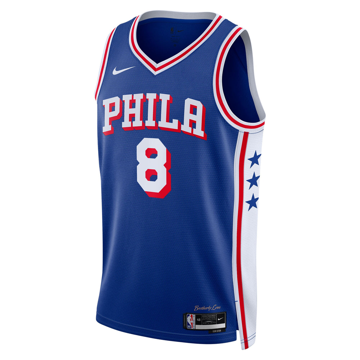 Philadelphia 76ers Icon Edition Swingman Jersey - Royal - Paul George -