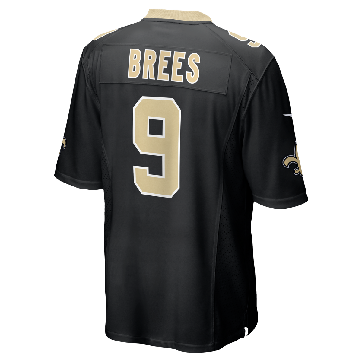 New Orleans Saints Drew Brees Black Team Game Jersey