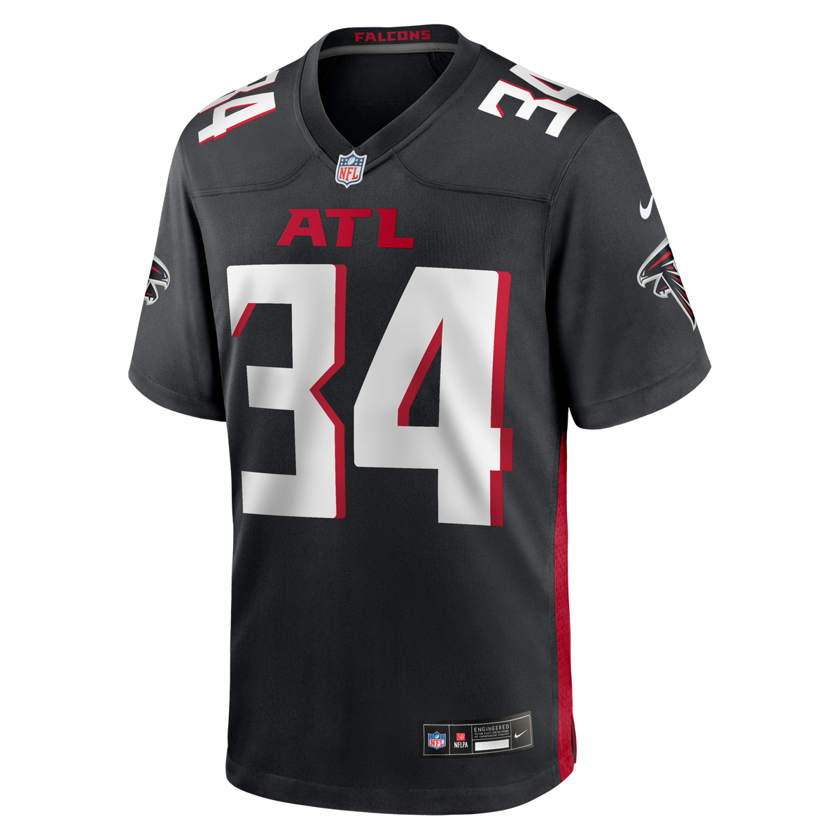Atlanta Falcons Ray Buchanan Black Game Retired Player Jersey