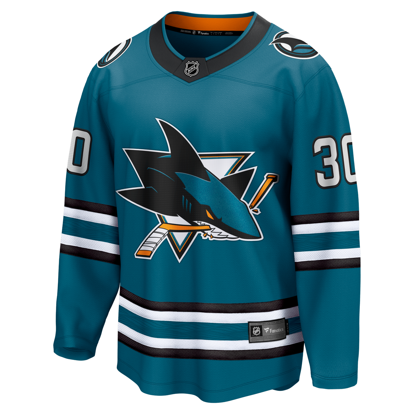 San Jose Sharks Yaroslav Askarov Fanatics Teal Home Breakaway Jersey