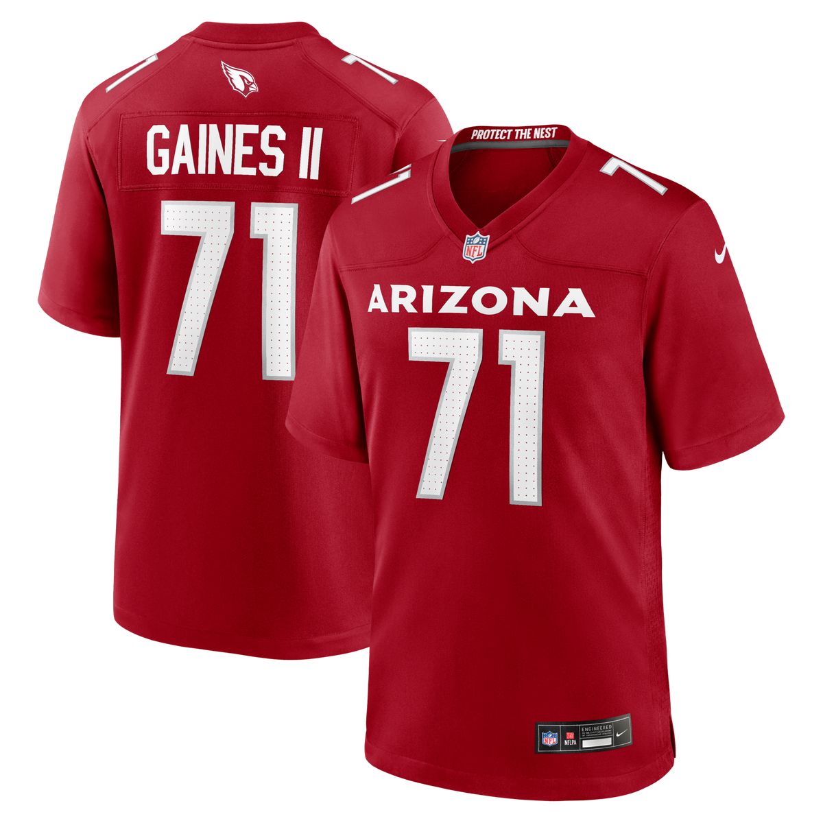 Arizona Cardinals Jon Gaines II Cardinal Team Game Jersey