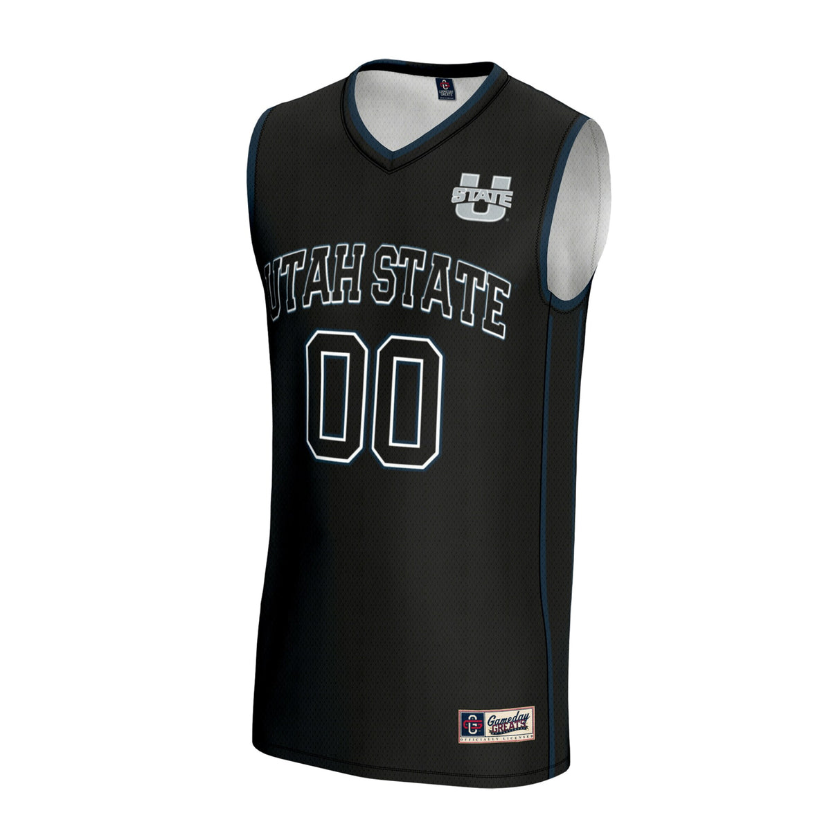 Utah State Aggies GameDay Greats NIL Pick-A-Player Lightweight Basketball Jersey - Black