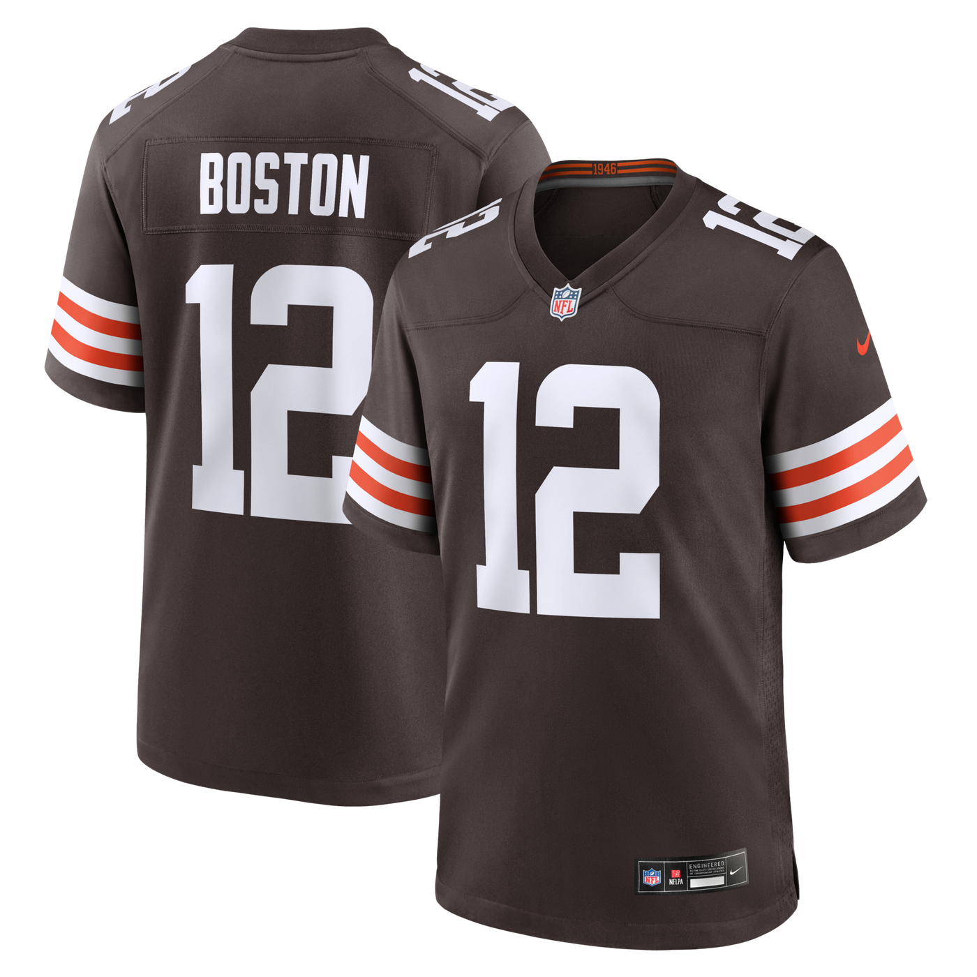 Cleveland Browns Denzel Boston Nike Brown Game Jersey