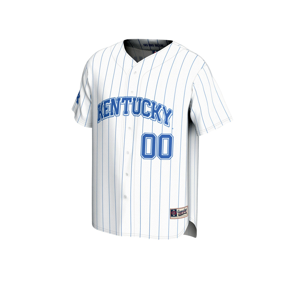 Kentucky Wildcats GameDay Greats Lightweight Collegiate Baseball Pinstripe NIL Pick-A-Player Fashion Jersey - White
