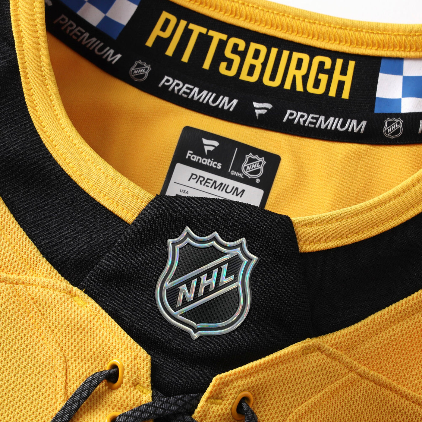 Pittsburgh Penguins Evgeni Malkin Fanatics Gold Alternate Premium Player Jersey