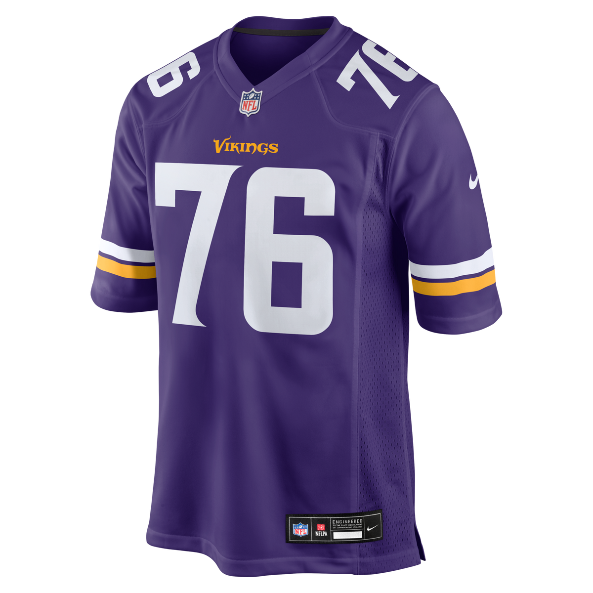 Minnesota Vikings Will Fries Purple Team Game Jersey