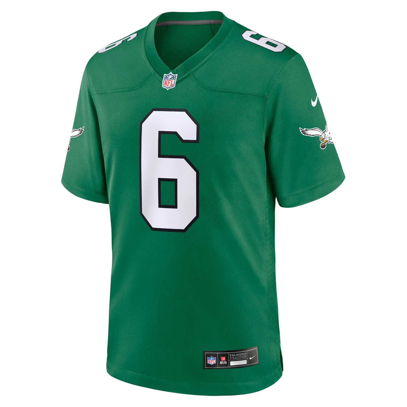 Philadelphia Eagles DeVonta Smith Nike Kelly Green Alternate Game Player Jersey