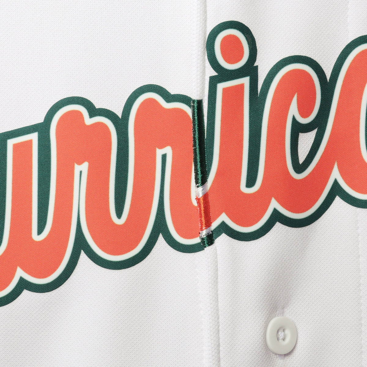 Miami Hurricanes Replica Baseball Jersey - White