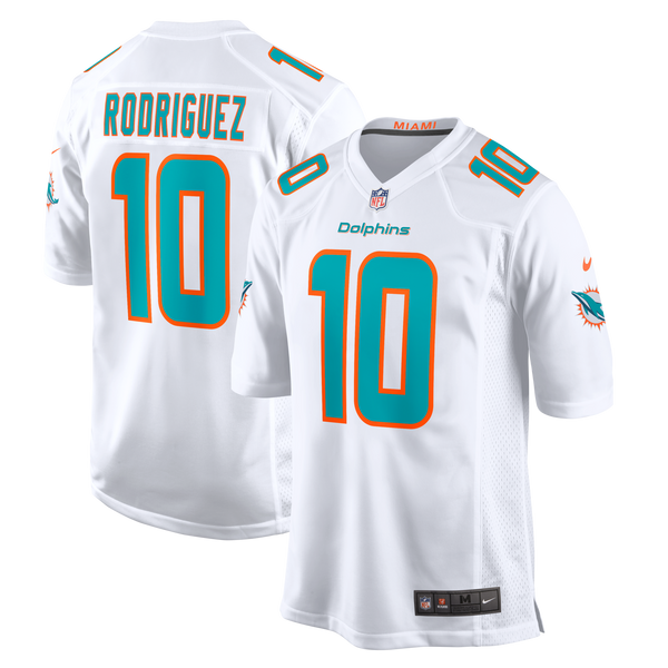 Miami Dolphins Jacob Rodriguez Nike White Game Jersey