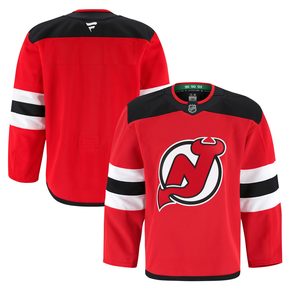 New Jersey Devils Fanatics Red Home Authentic Pro Jersey