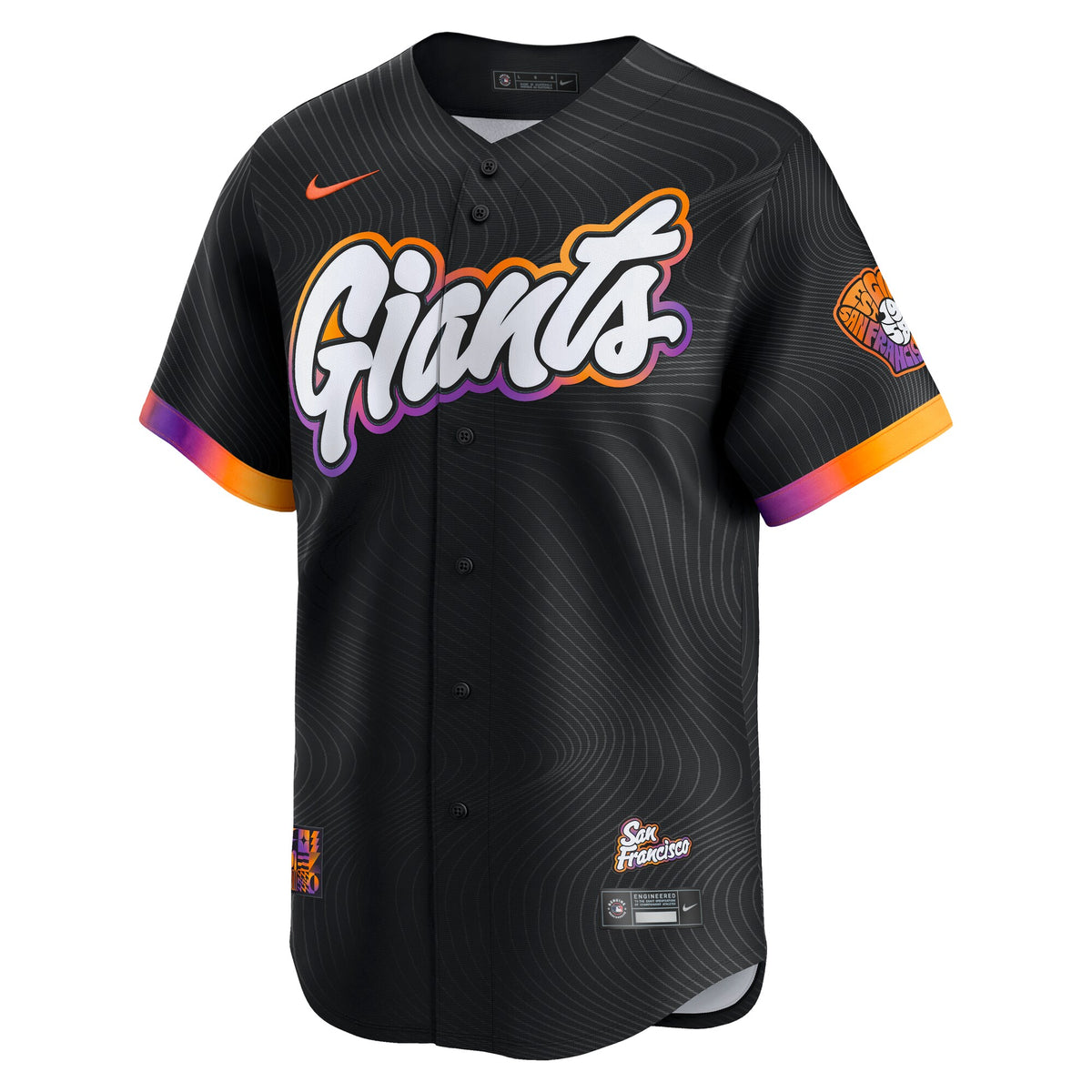 San Francisco Giants Anthracite 2025 City Connect Limited Jersey
