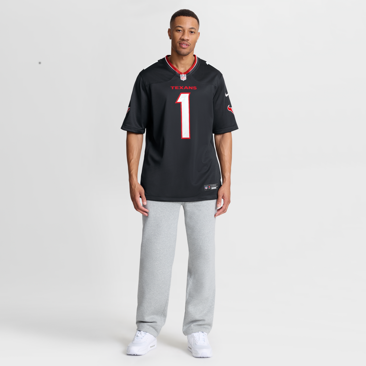 Houston Texans Tank Dell Navy Team Game Jersey