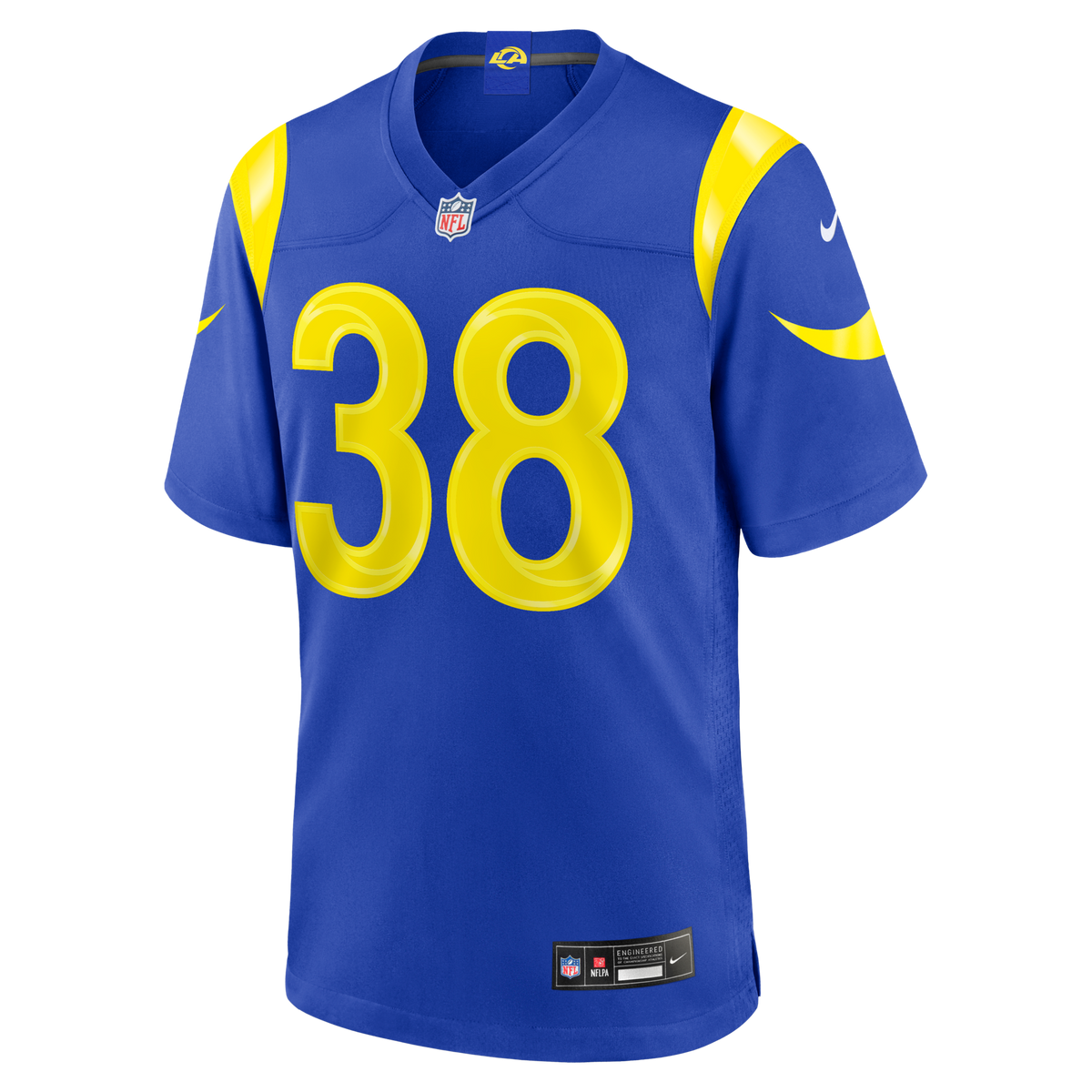 Los Angeles Rams Dan Villari Royal Game Jersey