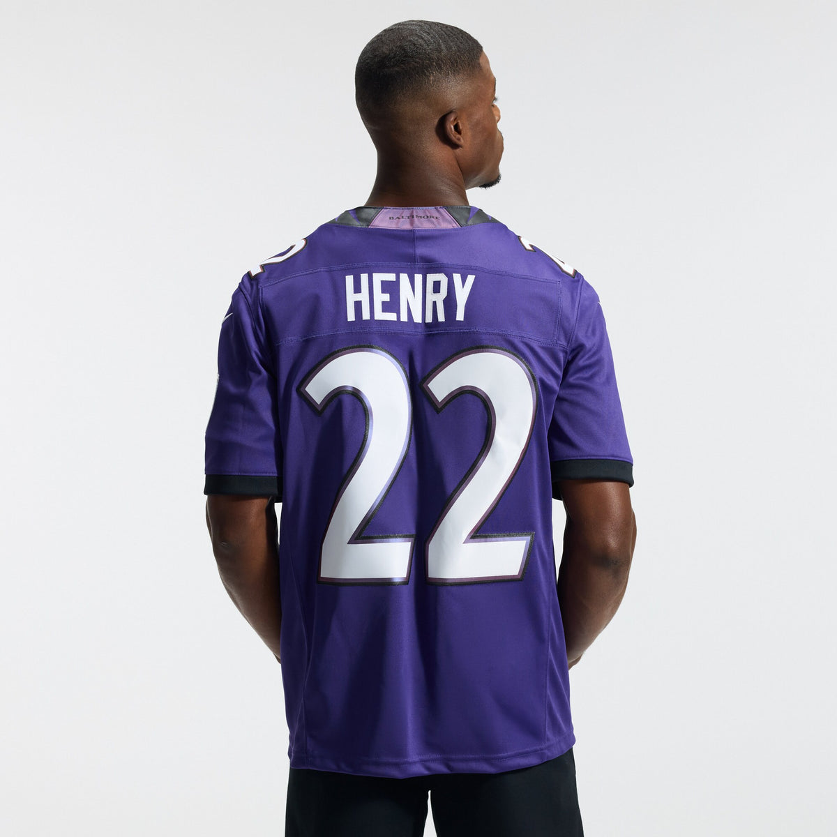 Baltimore Ravens Derrick Henry Purple Team Vapor F.U.S.E. Stitched Limited Jersey