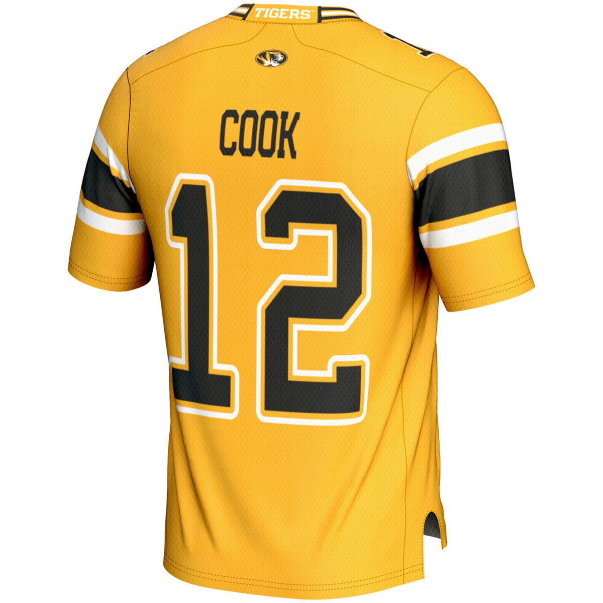 Brady Cook Missouri Tigers GameDay Greats NIL Player Football Jersey - Gold