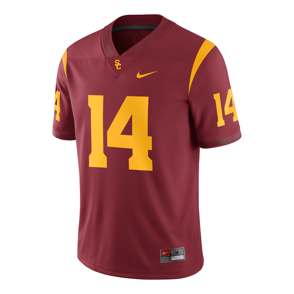 Jayden Maiava USC Trojans Game Football Jersey - Cardinal