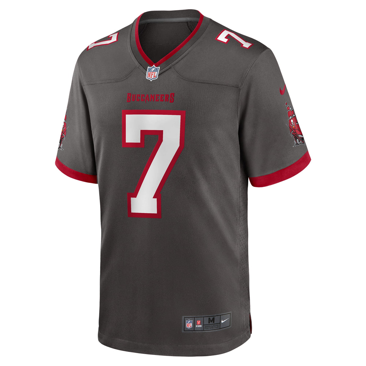 Tampa Bay Buccaneers Bucky Irving Nike Pewter Alternate Game Jersey