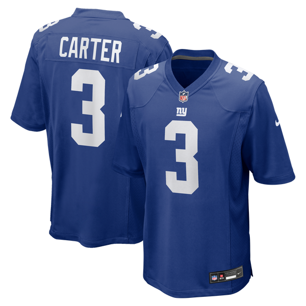 New York Giants Abdul Carter Nike Royal Team Game Jersey