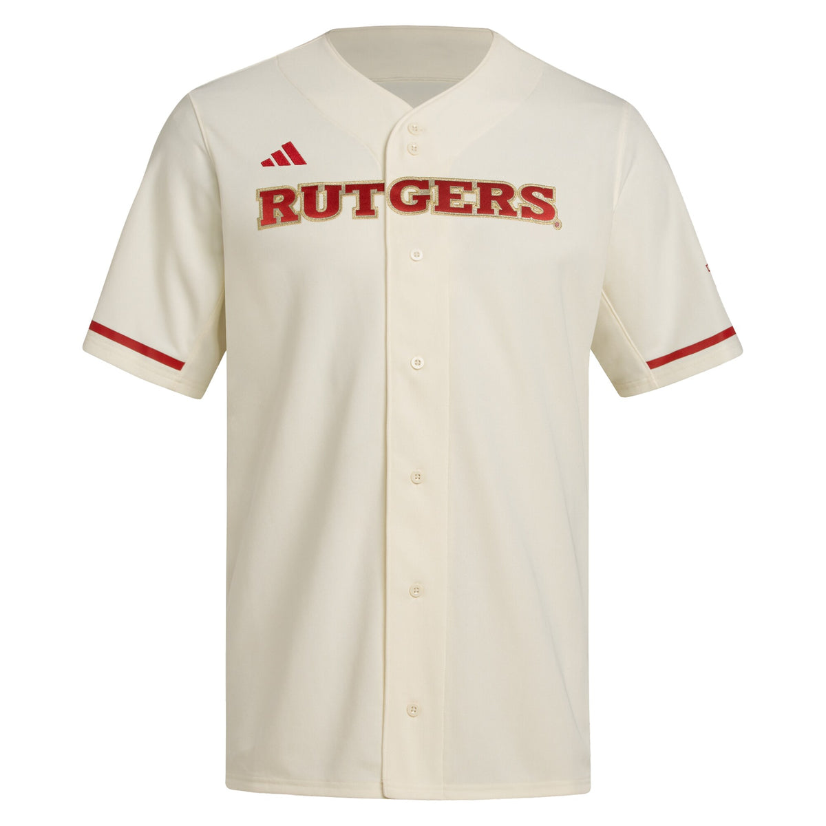 Rutgers Scarlet Knights Replica Baseball Jersey - Cream
