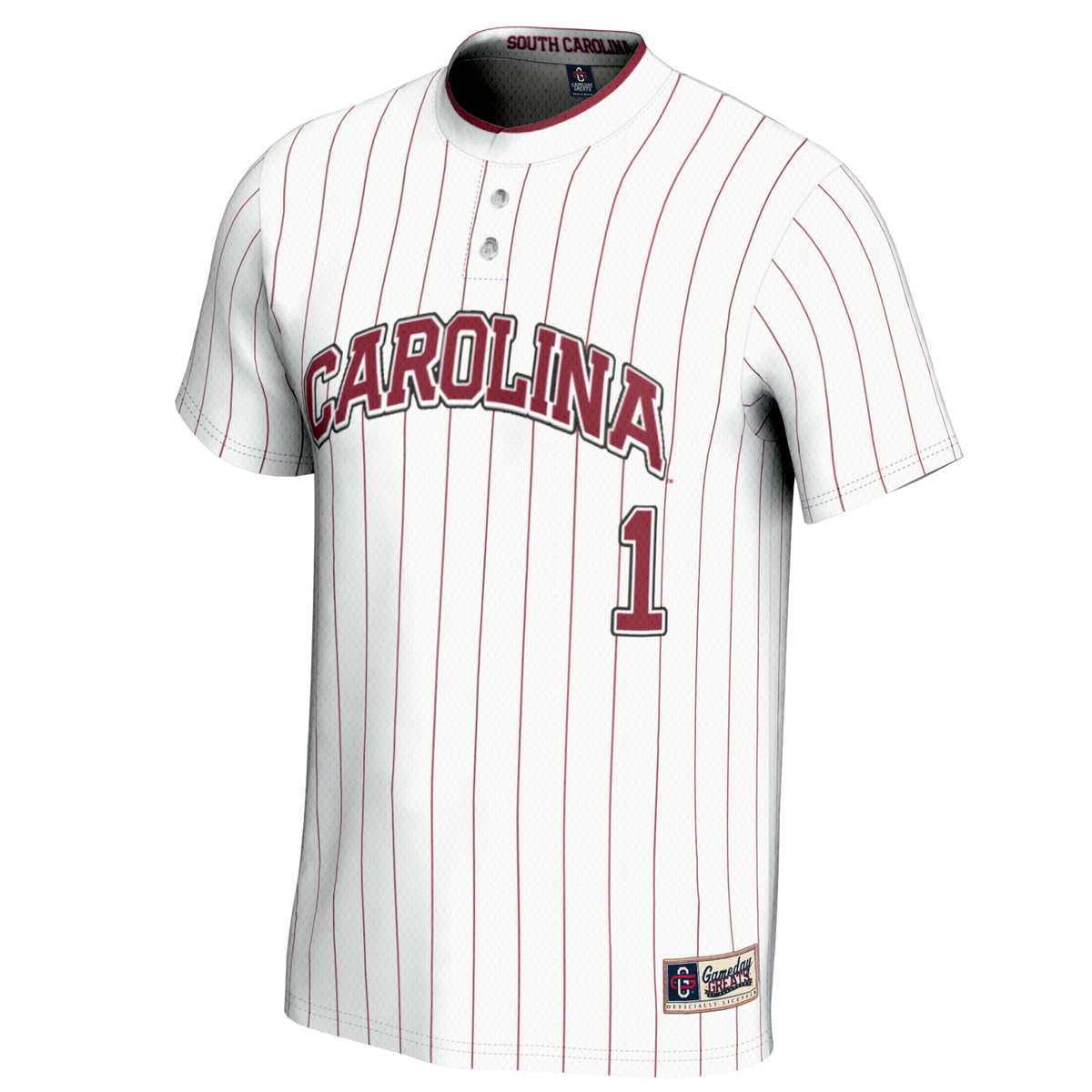 #1 South Carolina Gamecocks GameDay Greats Lightweight Softball Jersey - White