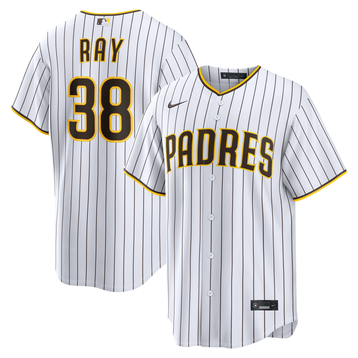 San Diego Padres Robbie Ray White Home Replica Jersey