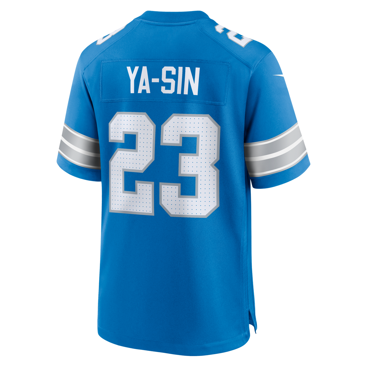 Detroit Lions Rock Ya-Sin Blue Team Game Jersey