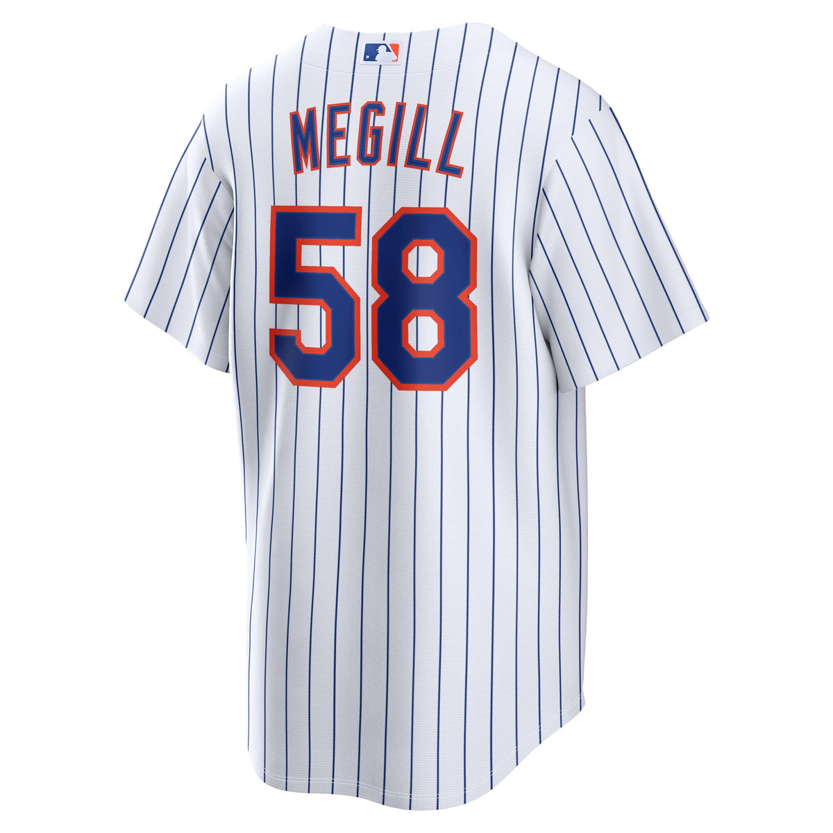 New York Mets Tylor Megill White Home Replica Jersey
