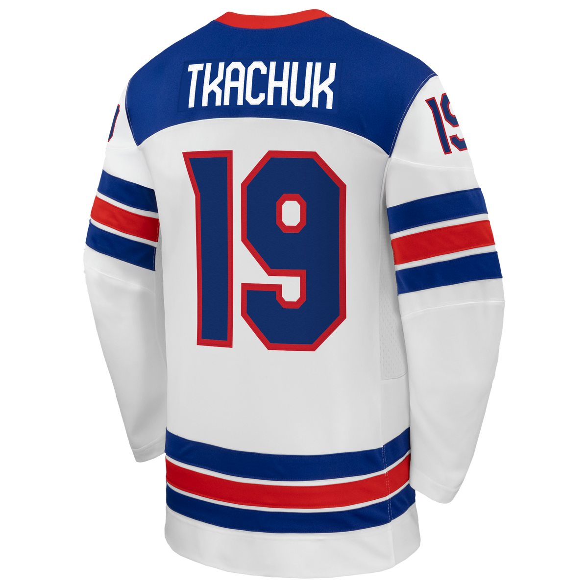 Matthew Tkachuk White US Hockey 2026 Away Replica Jersey