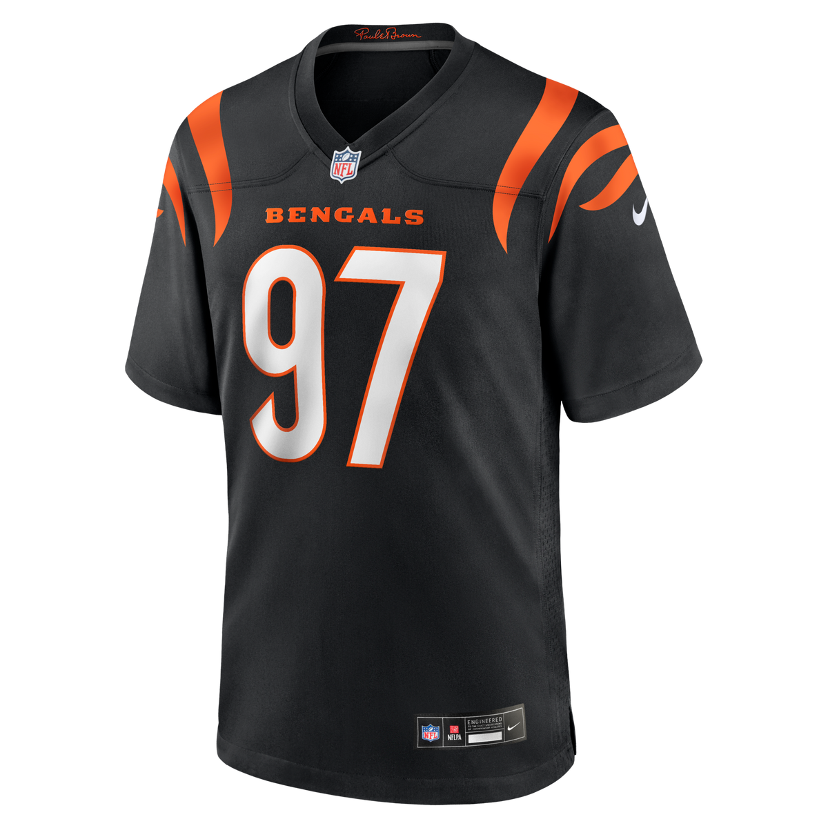 Cincinnati Bengals Shemar Stewart Black Team Game Jersey