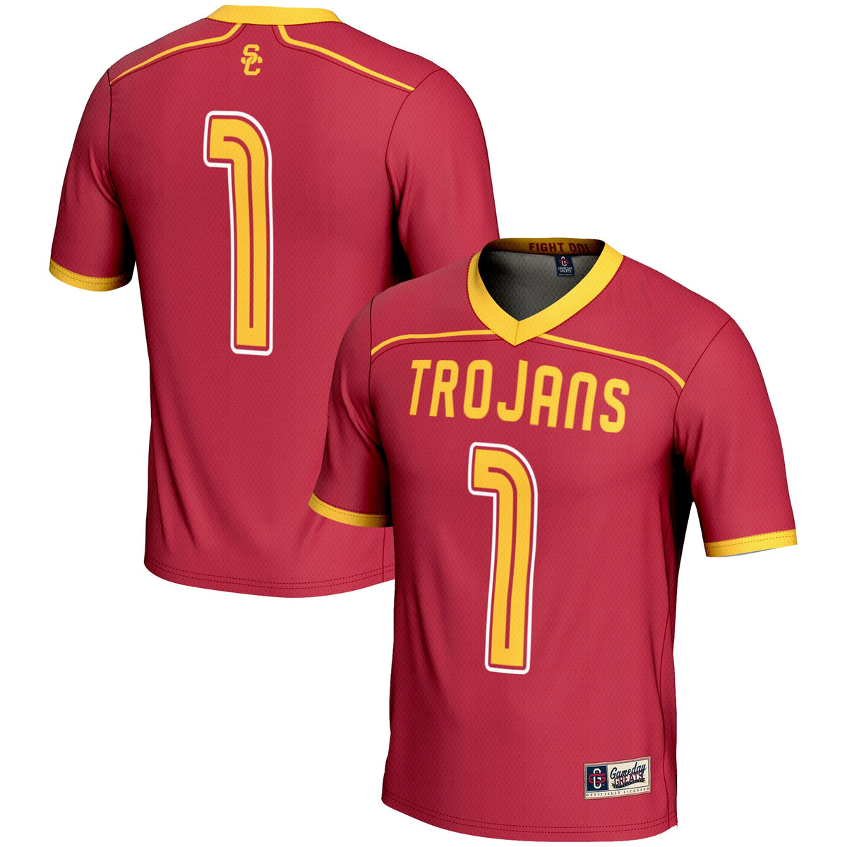 USC Trojans GameDay Greats #1 Lightweight Lacrosse Jersey - Cardinal