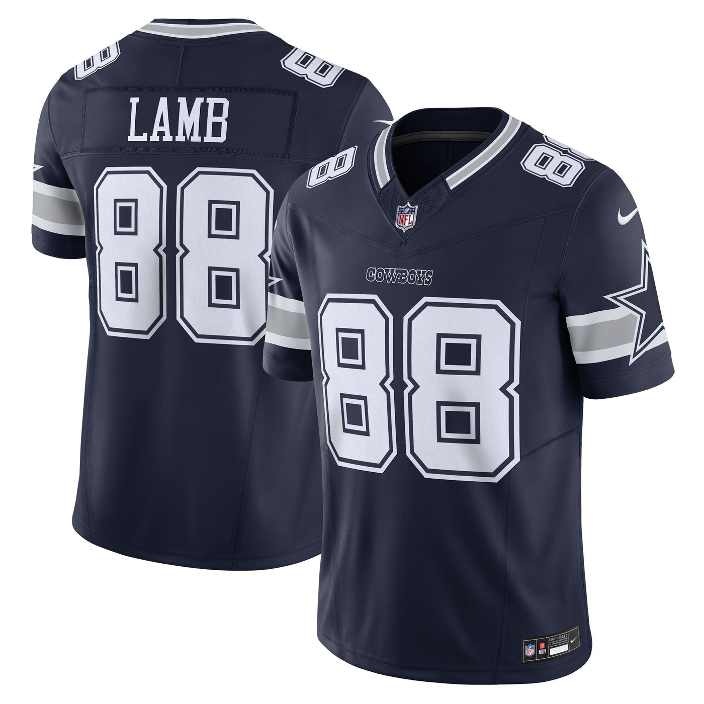 Dallas Cowboys CeeDee Lamb Nike Navy Vapor F.U.S.E. Limited Jersey