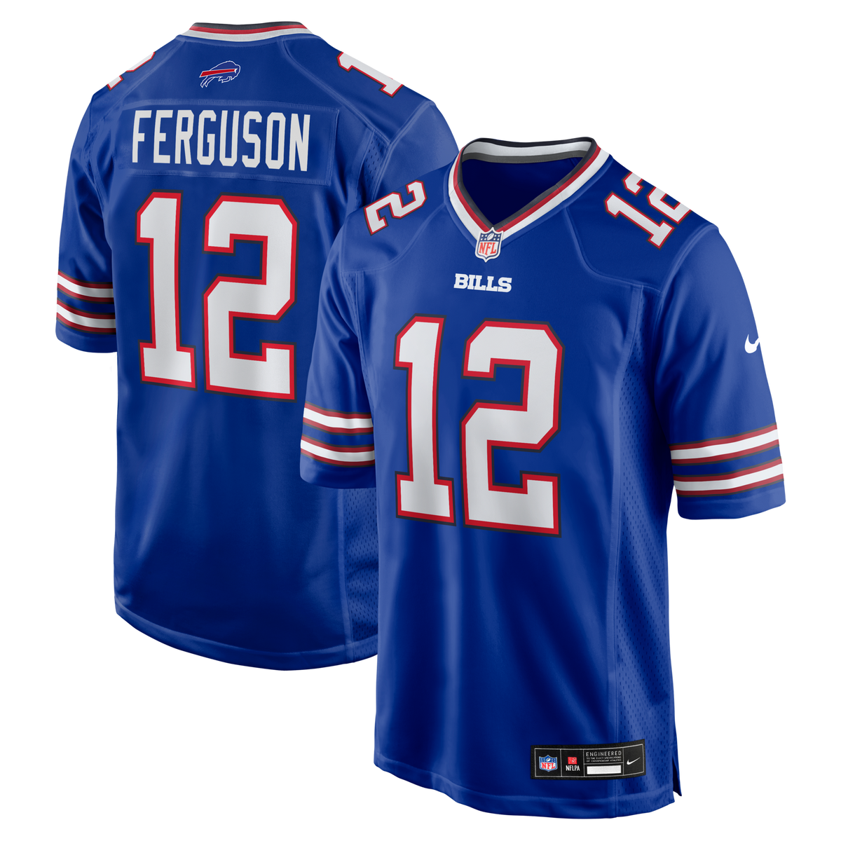 Buffalo Bills Joe Ferguson Royal Game Retired Player Jersey