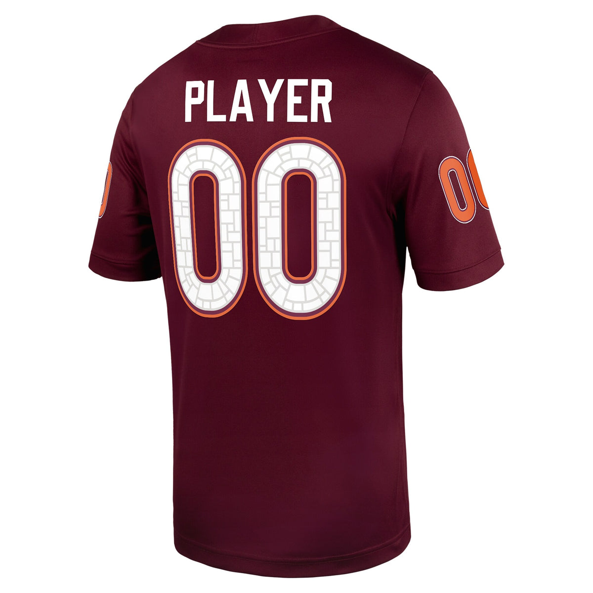Virginia Tech Hokies NIL Pick-A-Player Football Game Jersey - Maroon