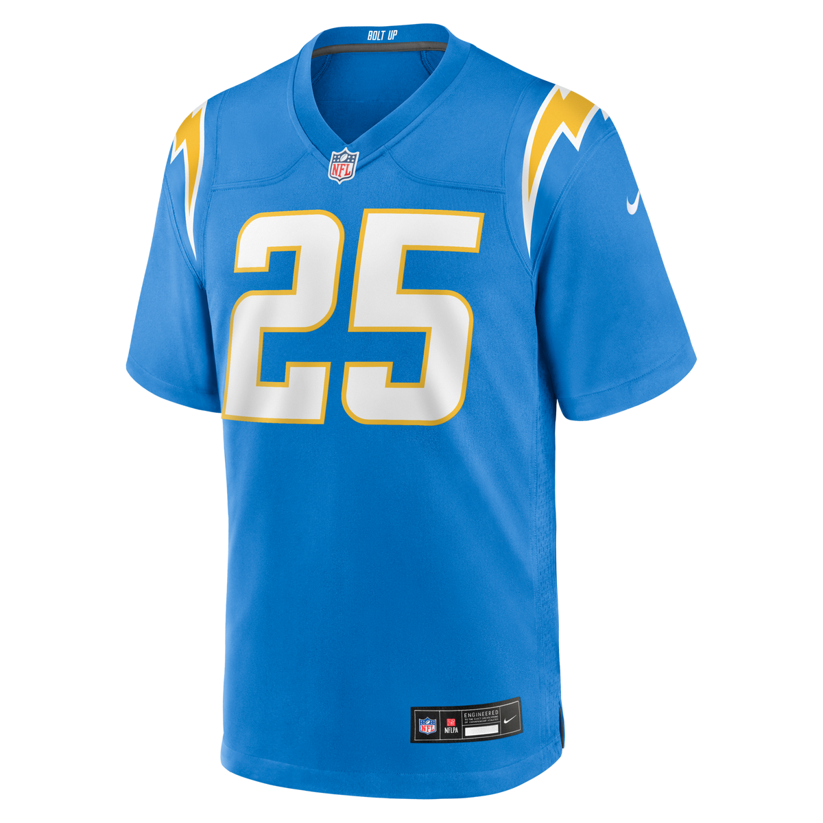 Los Angeles Chargers Joshua Kelley Powder Blue Game Jersey