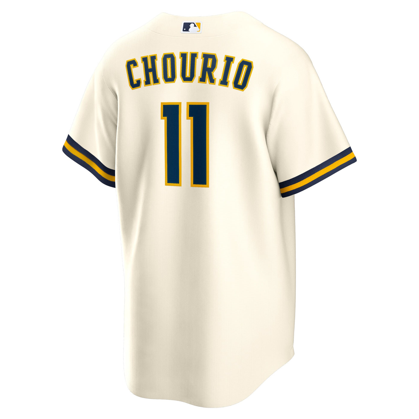 Milwaukee Brewers Jackson Chourio Nike Cream Home Replica Jersey