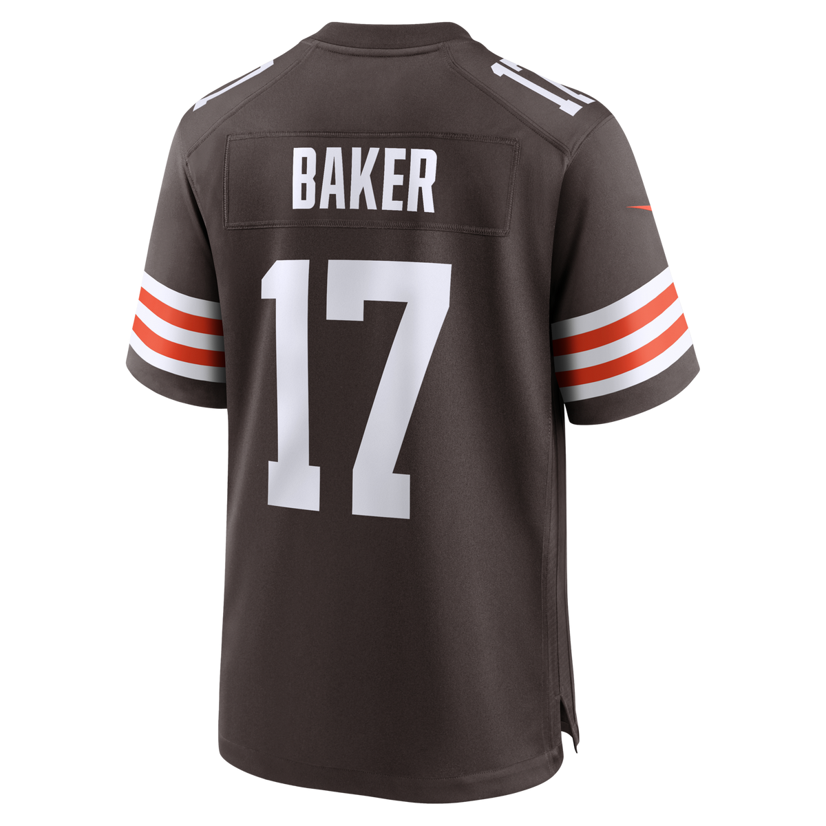 Cleveland Browns Jerome Baker Brown Team Game Jersey