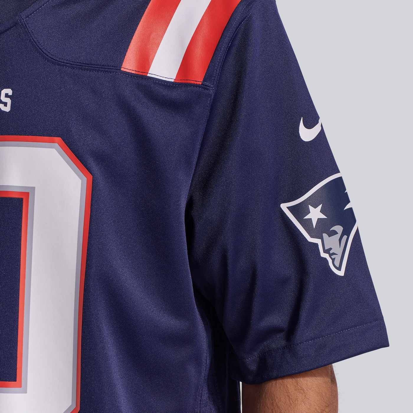 New England Patriots Drake Maye Nike Navy Player Game Jersey