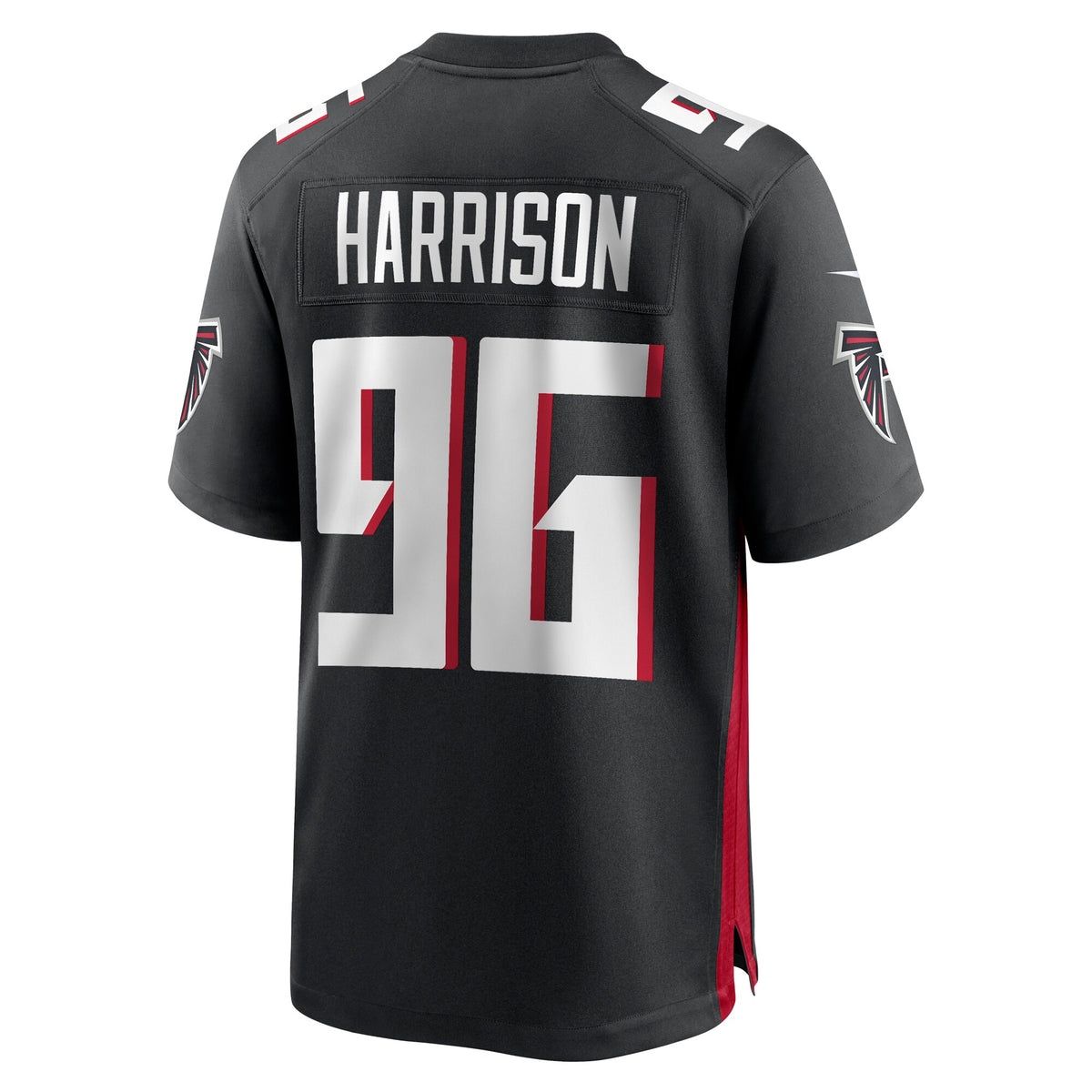 Atlanta Falcons Zach Harrison Black Team Game Jersey